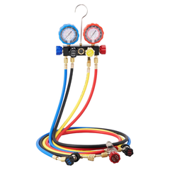 4 Way AC Manifold Gauge Set R134A R22 R12 R410A-Hammerox Industrial