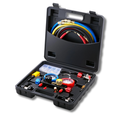 4 Way AC Manifold Gauge Set R134A R22 R12 R410A-Hammerox Industrial