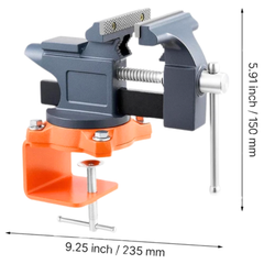 4.5" Portable Bench Vice Clamp 270° Swivel