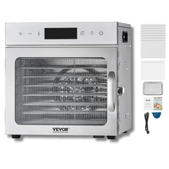 400W 8 Tray Food Dehydrator Stainless Steel