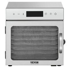 400W 8 Tray Food Dehydrator Stainless Steel