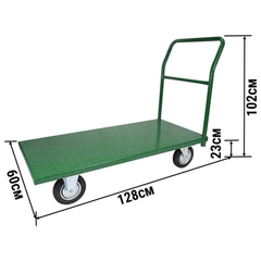 400kg Heavy Duty Platform Trolley - Green