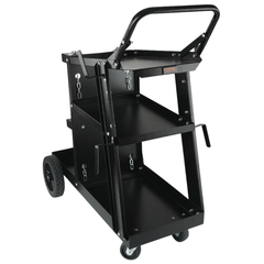 400lb 3 Tier Welding Cart with Swivel Wheels-Hammerox Industrial