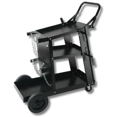 400lb 3 Tier Welding Cart with Swivel Wheels-Hammerox Industrial