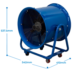 400mm High Velocity Drum Fan-Hammerox Industrial