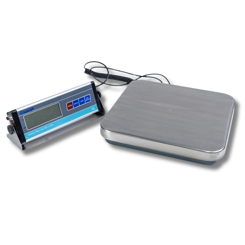 405 x 355mm 60kg Parcel Scale 20g Increments-Hammerox Industrial