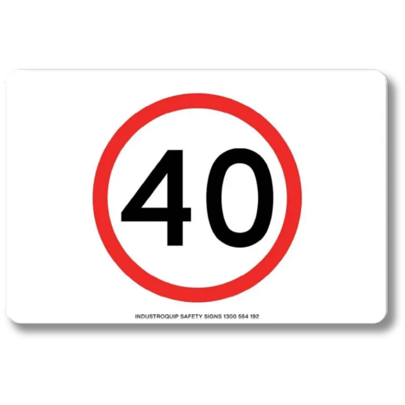40km/h Swing Stand Sign