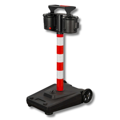 40m Mobile Retractable Belt Barrier-Hammerox Industrial