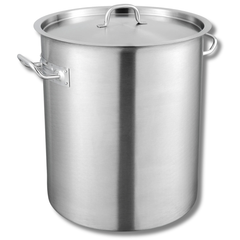 42 Quart Stainless Steel Stockpot with Lid