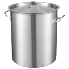 42 Quart Stainless Steel Stockpot with Lid