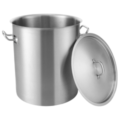 42 Quart Stainless Steel Stockpot with Lid