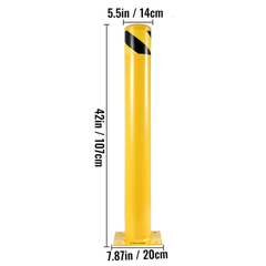 42" Steel Safety Bollard 5.5" Diameter