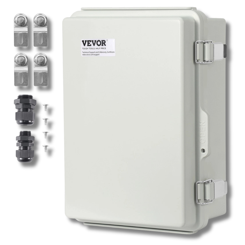 430x330x180mm ABS Electrical Enclosure Outdoor Junction Box-Hammerox Industrial