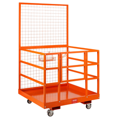 43x45" Forklift Safety Cage Work Platform 1400lb Capacity-Hammerox Industrial