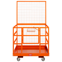 43x45" Forklift Safety Cage Work Platform 1400lb Capacity