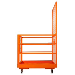 43x45" Forklift Safety Cage Work Platform 1400lb Capacity