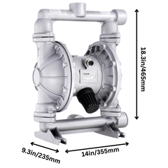 44GPM 115PSI Air Operated Double Diaphragm Pump-Hammerox Industrial