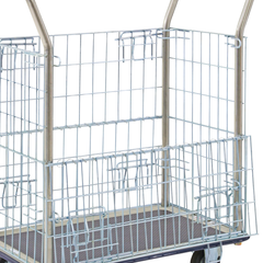 450 x 710mm Multi Purpose Cage Platform Trolley-Hammerox Industrial