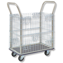 450 x 710mm Multi Purpose Cage Platform Trolley-Hammerox Industrial