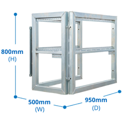 450 x 900 x 800mm Gas Cylinder Bay-Hammerox Industrial