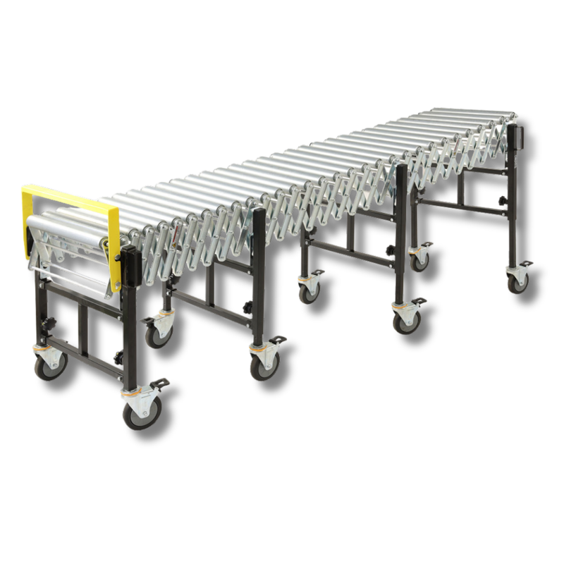 450mm Expanding Roller Conveyor 1.5m to 4m-Hammerox Industrial