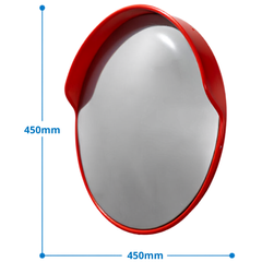 450mm Indoor Outdoor Convex Mirror-Hammerox Industrial