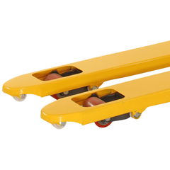 450mm Small Skid Pallet Truck Poly Wheels-Hammerox Industrial