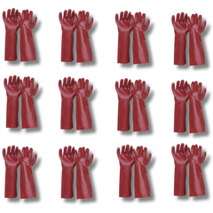 45cm PVC Gloves 12 Pair Pack-Hammerox Industrial