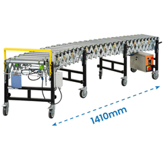 460mm Electric Expandable Conveyor Daisy Chainable 1.5m to 4.35m-Hammerox Industrial