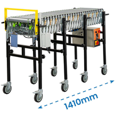 460mm Electric Expandable Conveyor Daisy Chainable 1.5m to 4.35m-Hammerox Industrial