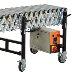 460mm Electric Expandable Conveyor Daisy Chainable 1.5m to 4.35m-Hammerox Industrial