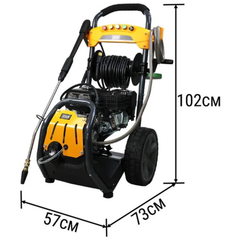 4800PSI 8HP Petrol High Pressure Washer with Hose & Spray Gun
