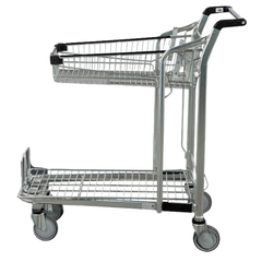 48L Liquor Trolley with Flip Up Basket-Hammerox Industrial