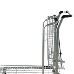 48L Liquor Trolley with Flip Up Basket-Hammerox Industrial