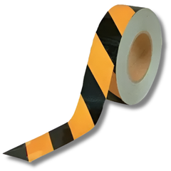 48mm Black & Yellow Class 2 Reflective Tape