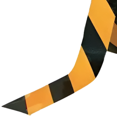 48mm Black & Yellow Class 2 Reflective Tape