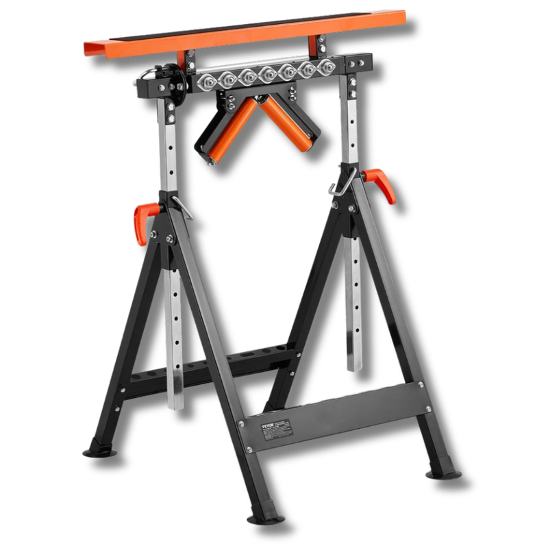 4 In 1 Woodworking Roller Stand 200kg Capacity