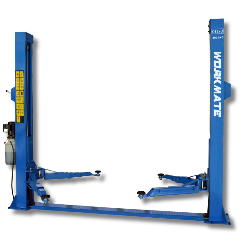 4T 2200W 240V Single Phase 2 Post Car Hoist CE Approved-Hammerox Industrial