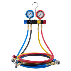 4 Way AC Manifold Gauge Set R134A R404A R1234YF R22