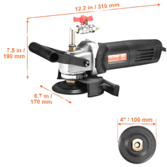 4" Wet Stone Polisher Electric 6 Speed with Pads