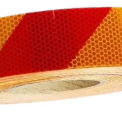 Red & Yellow Class 1 Reflective Tape