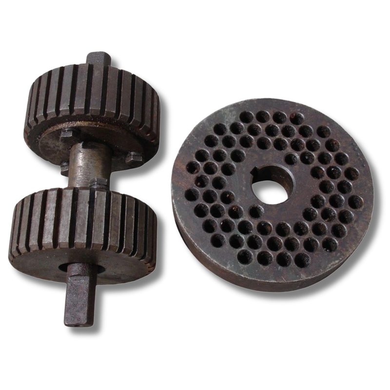 4mm x 19mm Pellet Mill Die Plate & Roller Set-Hammerox Industrial