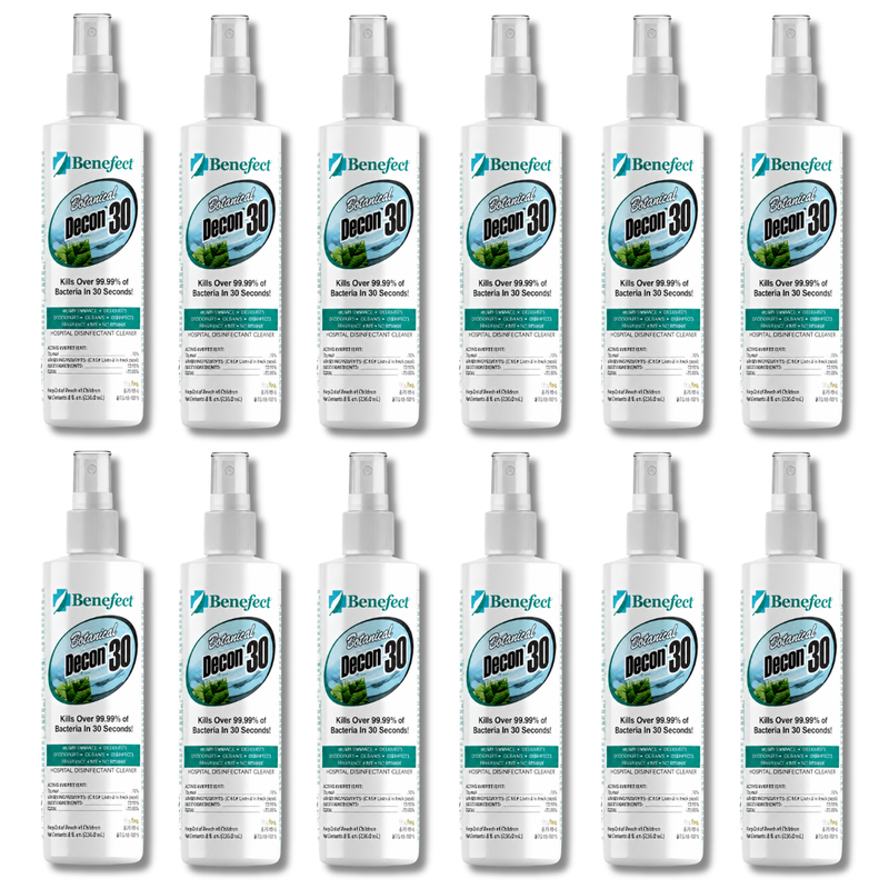 4oz Decon 30 Pump Spray 12 Pack - Benefect