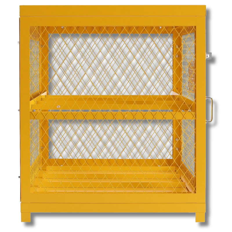 4x33lb Horizontal Cylinder Storage Cabinet