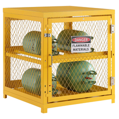 4x33lb Horizontal Cylinder Storage Cabinet