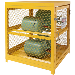 4x33lb Horizontal Cylinder Storage Cabinet