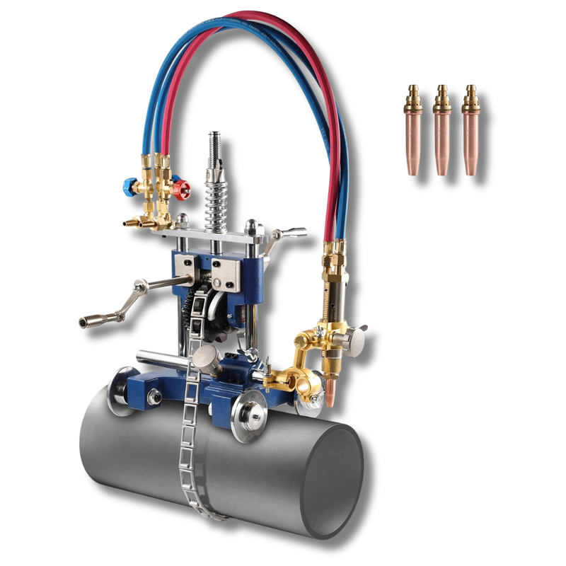 5-50.8mm Manual Gas Pipe Cutting Machine 0°-45°-Hammerox Industrial