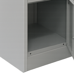 5 Door Metal Storage Locker with Alloy Key Locks-Hammerox Industrial