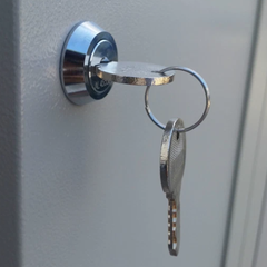 5 Door Metal Storage Locker with Alloy Key Locks-Hammerox Industrial