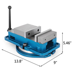 5" Milling Machine Vice 360° Swivel Base-Hammerox Industrial